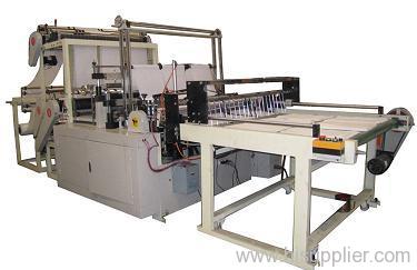 Six lines high speed bag making machine