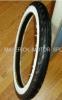 White Edge Motorcycle Tire