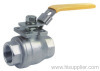 2pc with mounting pad ball valve
