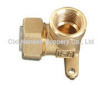 Brass Stainless Flexible Female Elbow Fitting with Wing