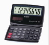 Dual Power Solar and Battery Handheld Calculator