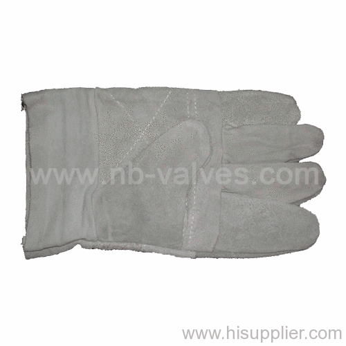 grey welding glove