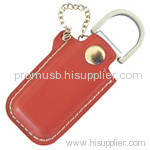promotional leather usb flash drive
