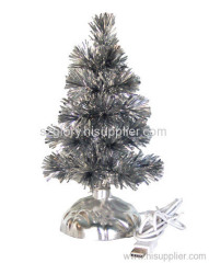 USB silver PVC x'mas tree with fiber