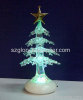 USB 7 color crystal tree (silver /glod star,4 layer height tree)