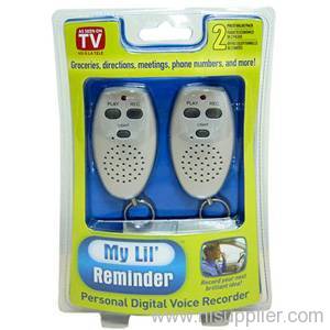 Mini Digital voice recorder (set of 2)