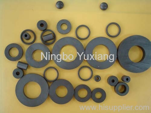 ring sintered ceramic hard ferrite magnet