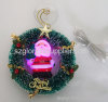 USB 7 color mini wreath with santa claus