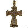 white gold cross pendant