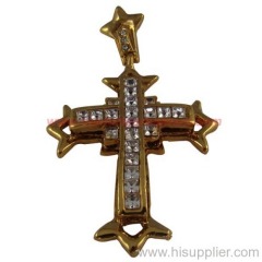 HIP HOP cross pendant