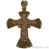 Gold cross pendant