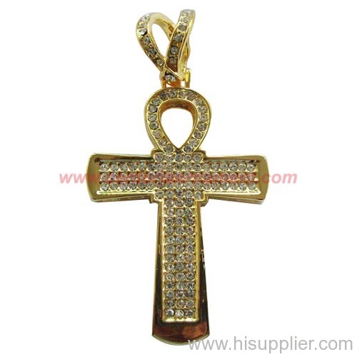 gold cross pendant