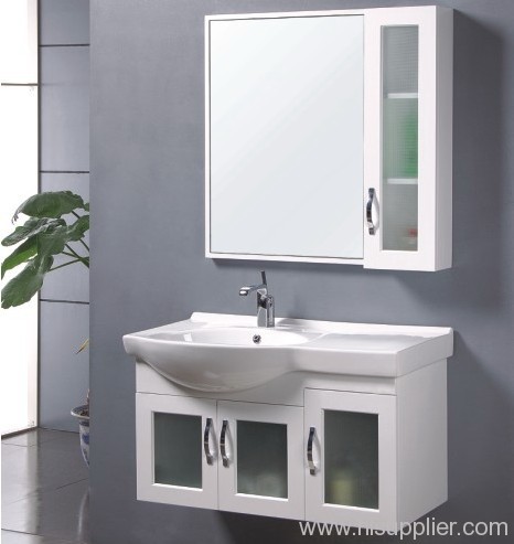 White PVC Bathroom Vanity