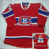 #21 MARA red montreal canadiens with 100years patch hockey jersey