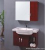 simple oak bathroom vanity