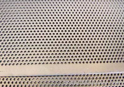 Cooper Coated Round Hole Perforated Plate Mesh