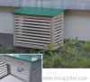 Wooden air conditioner cover
