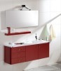 Red Bathroom Vanity