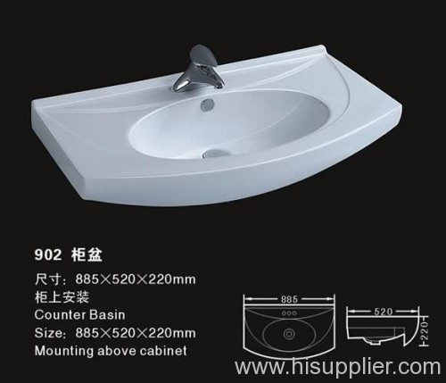 Counter basin,bathroom fixture,wash room basin