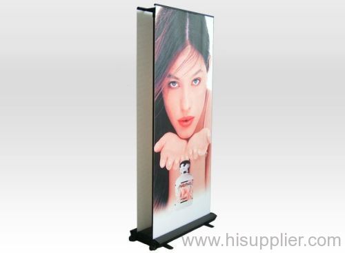 Roll outdoor display stand