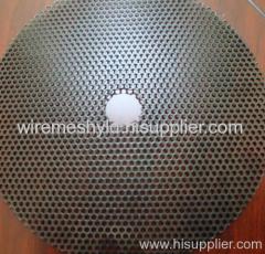 Black Anodizing Perforated Metal Mesh