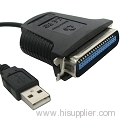 USB to 36F Parallel Printer Cable