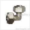 Nickel-Plated Brass Equal Elbow Fitting