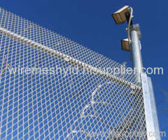 Galvanized Expanded Metal Mesh Fences