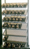 expanded metal shoe racks