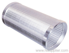 galvanized wire welded slot pipe screen