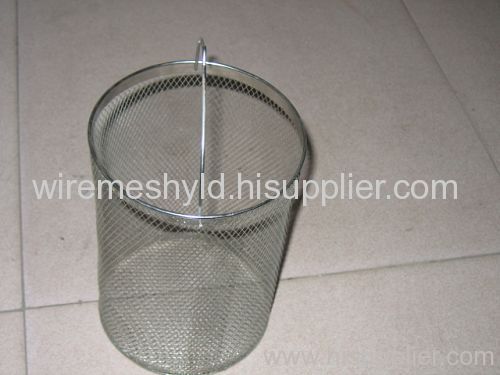 expanded metal mesh basket