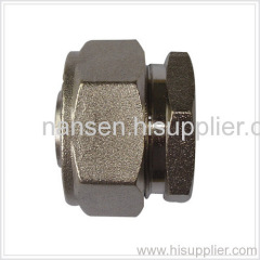 Nickel-Plated Brass Cap fitting