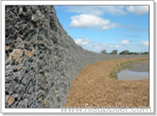 River gabion matress