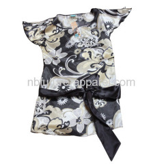 Ladies Printed Sateen Top