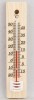 Wooden thermometer