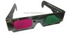 3D Glasses green magenta,cardboard glasses,paper glasses