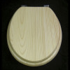 Solid wood toilet seat