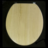 Solid wood toilet seat