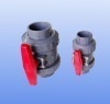UPVC socket ball valve,plastic socket ball valve,ball valve