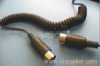 DIN connector cable,Din spiral cable