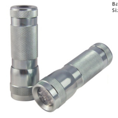 Aluminum 9 LED Flashlight