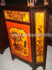 Tibetan corner cabinet