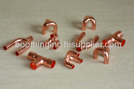 copper fittings for air conditioning,copper return bens,tripod,top open,side open