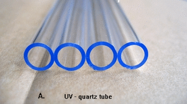 UV-stop Quartz Tube