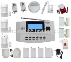 LCD burglar alarm system