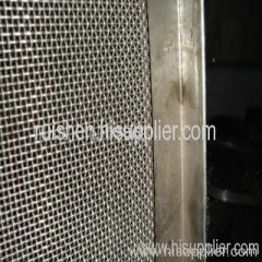 steel edge added crimped mesh