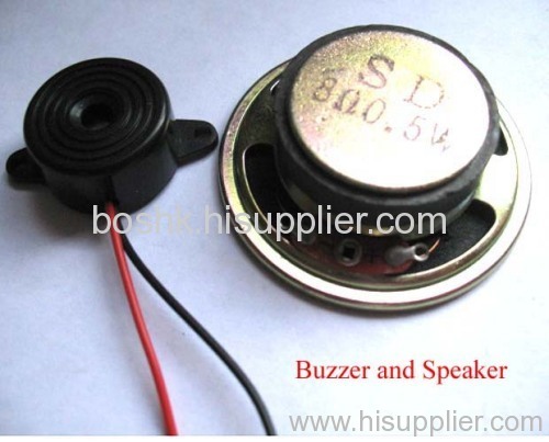 buzzer and speaker