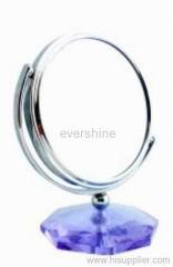 Metal Stand In Round Mirror