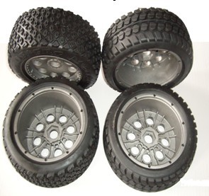 alloy wheel with tire