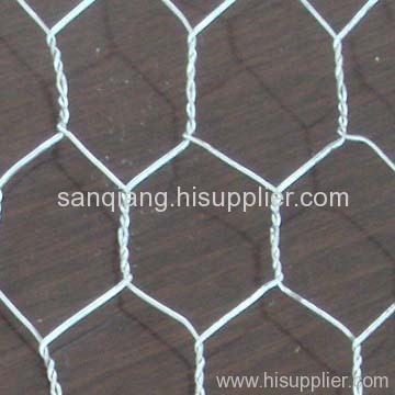 electro galvanized hexagonal wire mesh